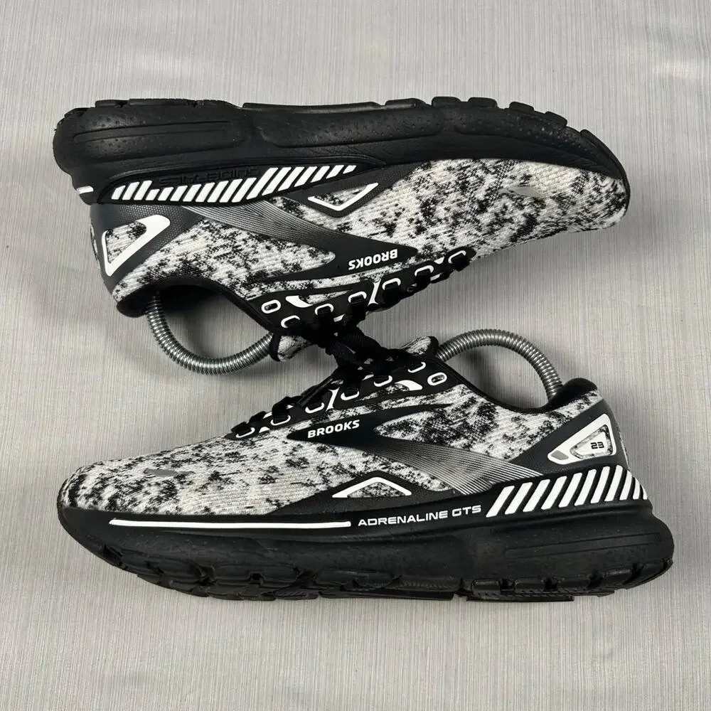 Brooks Adrenaline GTS 23 Women's Running Shoes Black Mesh Size 8 1203811B135